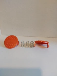 Spool Cap Cover & Spring Replace For Black & Decker  - Picture 1 of 3
