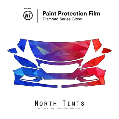 Película de protección de pintura precortada sujetador transparente PPF para Hyundai Sonata 2015-2017 kit Foto 1 de 4