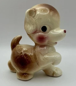 'Perky' The Puppy Rempel Diamond Pottery Ceramic Figurine 4.5H x 4L 1950’s - Picture 1 of 10