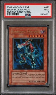2004 Yu-Gi-Oh! Blowback Dragon Ancient Sanctuary AST Unlimited Ultra Rare PSA 9 - Image 1 of 2