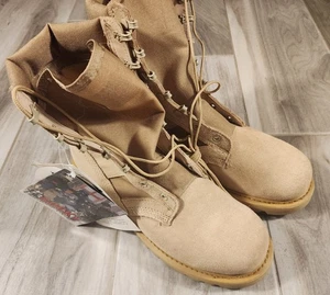 Botas de combate Rocky 9W clima cálido edición militar de Estados Unidos ejército desierto nuevas con etiquetas - Imagen 1 de 7