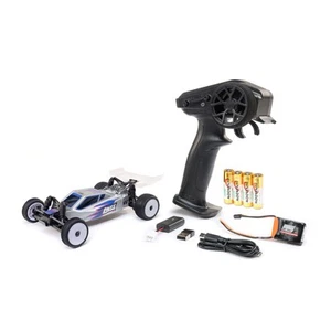 LOS00007T2 1/24 Micro-B 2WD Buggy RTR, Silver - Picture 1 of 10