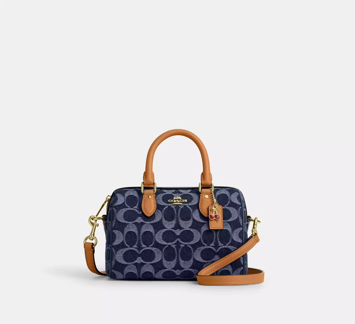 Coach 牛仔外部迷你包和女士手提包| eBay