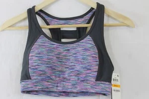 Womens Ideology Space Dye Ladder Back Mid Impact Sports Bra Small New Tags $35 - Picture 1 of 4