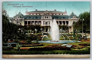 Cartolina Francoforte a.M. Palmengarten Gesellschaftshaus Germania - Foto 1 di 2