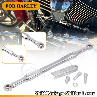 Chrome Shift Linkage Shifter Link Fit For Harley Road King FLHRC FLHRS Softail Foto 1 de 4