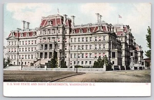 U.S. War State and Navy Departments Washington DC Antike Postkarte 1908 - Bild 1 von 2