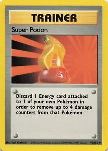 Super Potion #90/102 - Base Set - Trainer - Pokémon TCG - LP - Picture 1 of 2