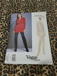 VOGUE Schnittmuster 2031 CALVIN KLEIN JACKE Gr:12-16 SCHNITT KOMPLETT (2001 - Bild 1 von 3
