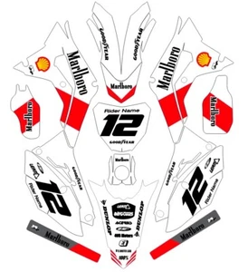 Graphic Kit for 2017-2020 Honda CRF450 CRF 450 Decals - Picture 1 of 1