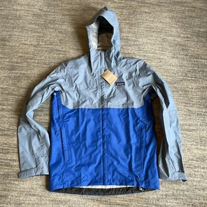 New W Tags Men’s Patagonia Torrentshell 3L Rain Jacket Blue Small - Picture 1 of 5