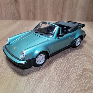 TONKA POLISTIL PORSCHE 911 TURBO CABRIOLET 1/16 Scale 01866 Green - Picture 1 of 24