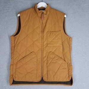 NEW J. Crew Quilted Vest Adult Men's Medium Thermal Insulation Full Zip Outdoors - Picture 1 of 11