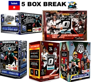 WASHINGTON COMMANDERS 2024 PANINI OPTIC MOSAIC ABSOLUTE NFL 5 BOX BREAK.🏈 - Picture 1 of 8