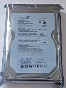 500 GB SATA Seagate Barracuda ES.2 ST3500320NS 7200rpm 32MB 3.5" Festplatte Neu - Bild 1 von 1