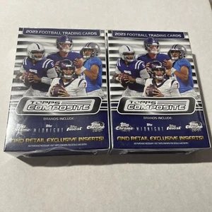 2023 Topps Composite Football Hanger Box Sealed Lot Of (2) CJ Stroud Rookie Auto - Picture 1 of 2