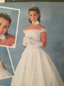 Simplicity Sewing Pattern 7159 Ladies Misses Quinceanera Dress Size 6-12 Uncut - Picture 1 of 3