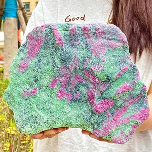 24.2LB Natural green Ruby zoisite anylite crystal Healing - Picture 1 of 17