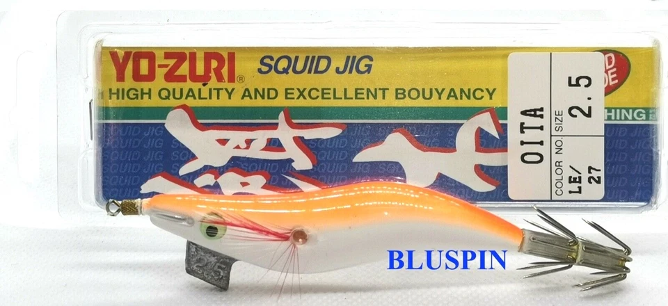 Totanara Yo-zuri Squid Jig Super Koika L79 Glow Egi pesca Sepie Eging Yo Zuri