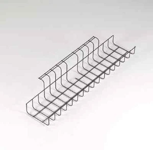 Under Desk Cable Management Basket Metal Wire Tidy Tray - Afbeelding 1 van 4