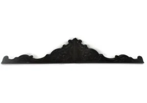 Couple Corbels Finials Hand Carved Wood Pediment Over Door Architectural Antique - Picture 1 of 9