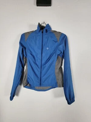 Pearl Izumi Womens Jacket XS Blue Gray Full Zip Cycling Windbreaker Outdoor - Image 1 of 4