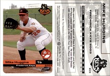 Mike Huggins 2003 Grandstand Frederick Keys #16 Card *AutographDen*