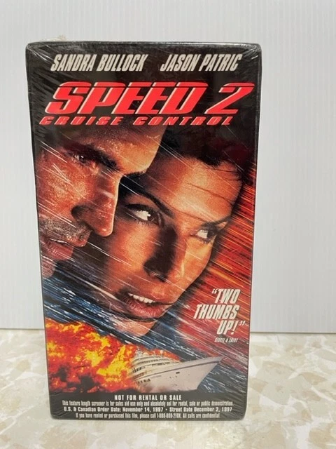 Speed 2: Cruise Control (VHS, 1997)