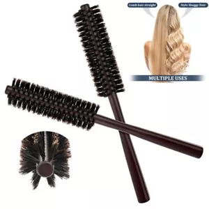 Hairdressing Styling Tools Bristle Comb Boar Bristle Round Hair Brush - Picture 1 of 7