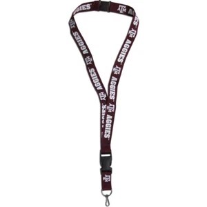 Texas A&M Aggies 21" Lanyard Key Chain with Safety Release NCAA Licensed - Picture 1 of 3