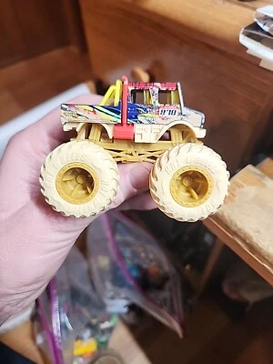 2022 Hot Wheels Monster Trucks UNIMOG Monster Truck 1:64 Demo Loose - Image 1 of 4