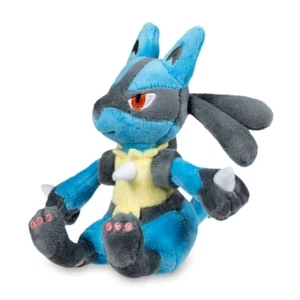 Plush Pokemon Fit Lucario Sitting Cuties Center Exclusive New w/ Tag Original - Imagen 1 de 2