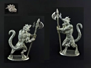 Secret Skeleton Lizardman mit Halberd 5th Field Fantasy Miniatur Figur - Bild 1 von 1