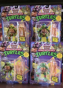 Teenage Mutant Ninja Turtles Classic 1991 Movie Turtles Konvolut - Bild 1 von 6