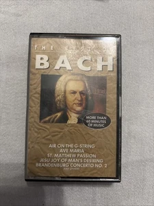 The Best of Bach Vintage 90's Audio Cassette Tape MCR Productions - Picture 1 of 5