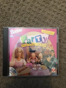 Vintage Mattel 1997 Barbie Party Print 'n Play CD-ROM PC Game TESTED WORKS - Bild 1 von 3