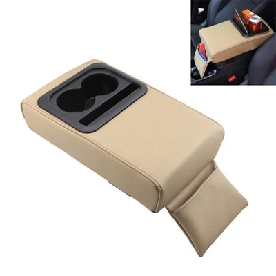 Center Console Cover w/ Cup Holder Car Armrest Cover for Protecting Armrest Box Foto 1 de 4