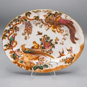Royal Crown Derby Olde Avesbury Oval Platter Serving Dish 13 1/2" - Picture 1 of 7