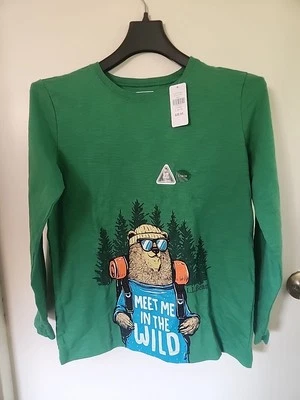 Nuevo W Tag $30 L.L. Camiseta BEAN Meet Me In The Wild Brilla en la Oscuridad Niño L 14-16  Foto 1 de 4