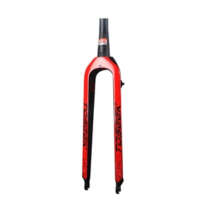 Carbon Fiber Mountain Bike Hard Fork Disc Brake Mtb Rigid Fork 26/27.5ER 28.6MM - Picture 1 of 23