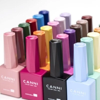 CANNI 9ml UV/LED Soak Off Gel Polish Colour, Base & Top Coat Varnish, Manicure - Image 1 of 3