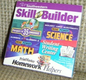 Printmaster HOMEWORK HELPERS Skill Builder Passport to 35 Languages, Etc CD MISP - Picture 1 of 1