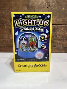 *NIB* Creativity for Kids Make Your Own Light Up Water Globe-New