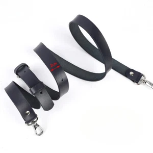 Genuine Leather Bag Strap Replacement Adjustable Shoulder Bag Strap Accessories - Picture 1 of 21