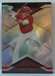 2021 Panini Chronicles Titanium SILVER #16 Mike Trout # /199    M11 - Picture 1 of 1