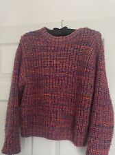 ANTHROPOLOGIE multicoloured Jumper pre-owned ~ size small.