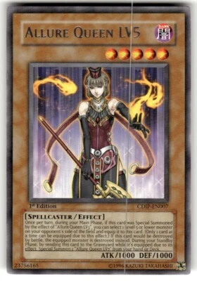 Allure Queen LV5 CDIP-EN007 Cyberdark Impact 1st Edition NM - Image 1 of 2