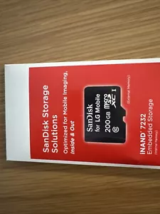SanDisk Ultra 200GB Micro SDXC UHS-I U1 Card - New In Package !!! - Picture 1 of 2
