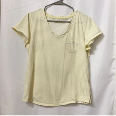 Rosa - Juego de pijama de 2 piezas para mujer - Amarillo - Talla grande Foto 1 de 4