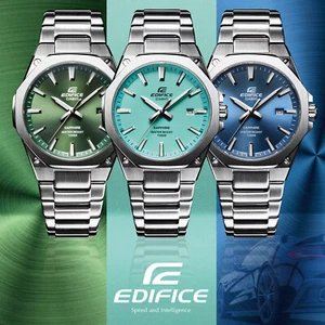 Casio Edifice Herrenuhr Stahl NUR ZEIT Saphirglas mit Datum 100 m - Bild 1 von 22